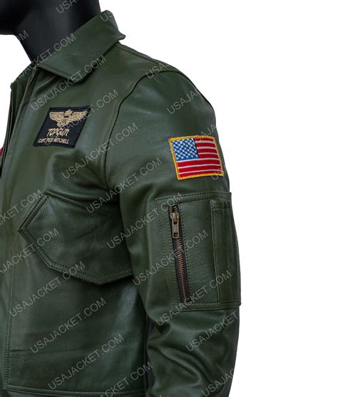 Miss Top Gun Leather Jacket