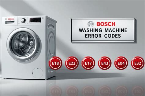 How To Troubleshoot Bosch Washing Machine Problems And Error Codes