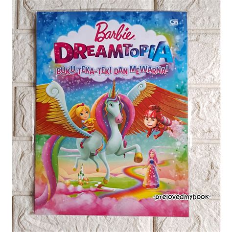 Jual Segel Original Buku Anak Barbie Dreamtopia Buku Teka Teki Dan