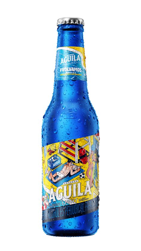 Cerveza Aguila Cambia Su Botella A Una Edición Limitada De Color Azul