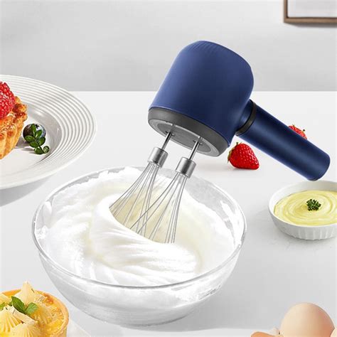 New Upgrade Double Head Cordless Hand Mixer Electric Whisk Usb