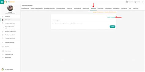 Cómo usar Webhooks para enviar datos desde TuCalendi