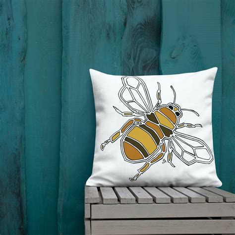 Honey Bees Pillow I Etsy