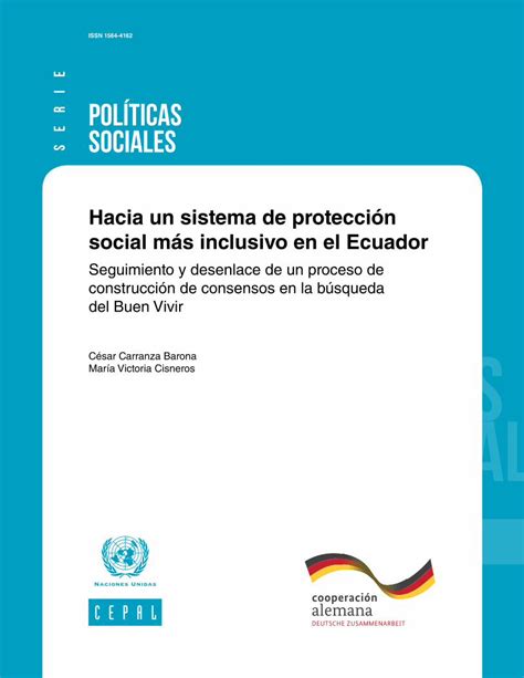 Pdf Hacia Un Sistema De Protecci N Social M S Cepal Org Pdf