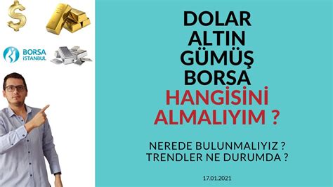 Dolar Ne Olacak Altin Ne Olacak G M Borsa Bist Borsa