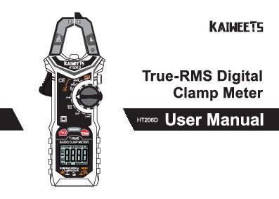 Meterk Mk06 Manual Digital Clamp On Meter Instruction Manual