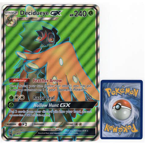 Decidueye GX SM37 Promo EN Übergröße Oversized