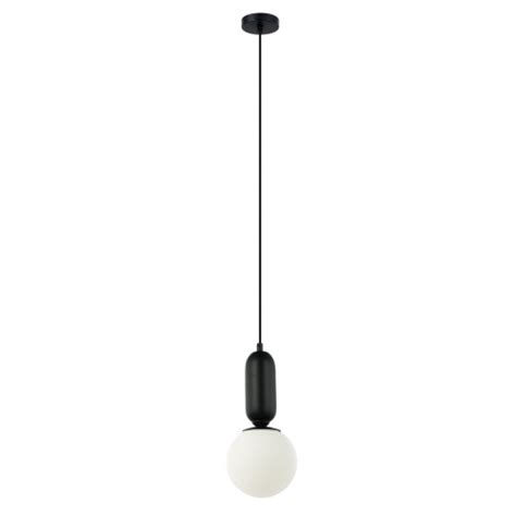 Italux Aldeva D15 lampa wisząca 1 punktowa czarna PND 02340 1S BK