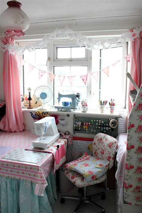 Shabby Chic Sewing Room Sewing Room Tour Shabby Chic Sewing Room