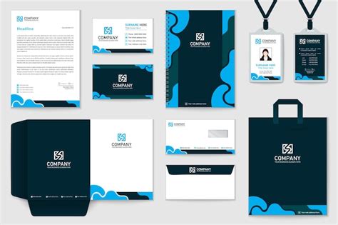 Premium Vector Corporate Branding Identity Design