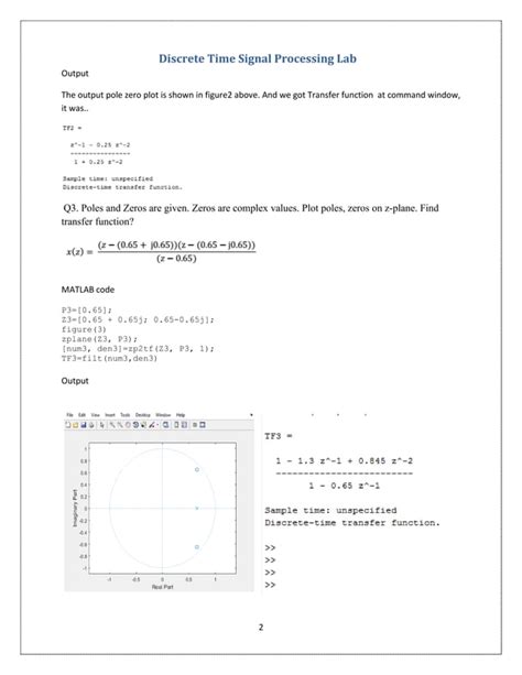 Transfer Functions Poles And Zeros Pdf