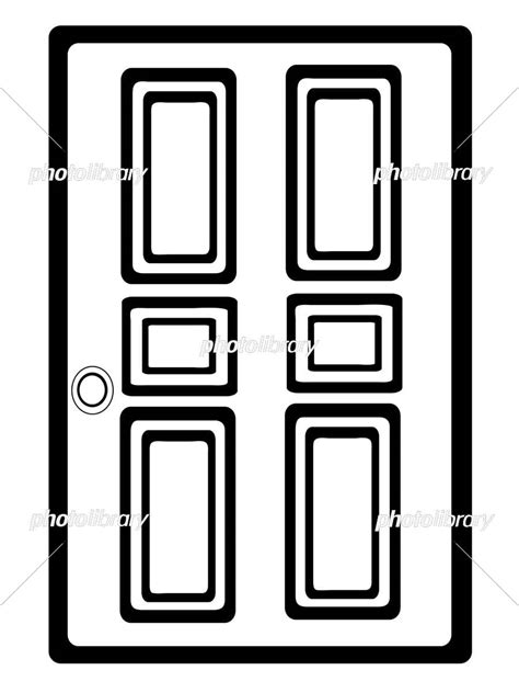 ドア イラスト 白黒 Shashin 7saudara