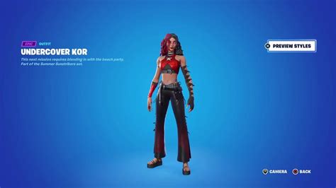 Fortnite Undercover Kor Skin Youtube