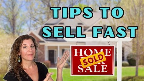 🤑 Real Estate Selling Tips To Sell Your Home Fast Youtube