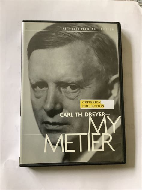 Carl Th Dreyer My Metier Dvd Ebay