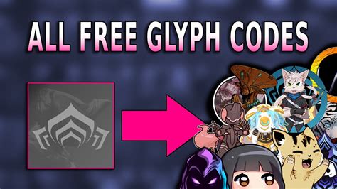 All Free Glyph Codes Warframe Youtube