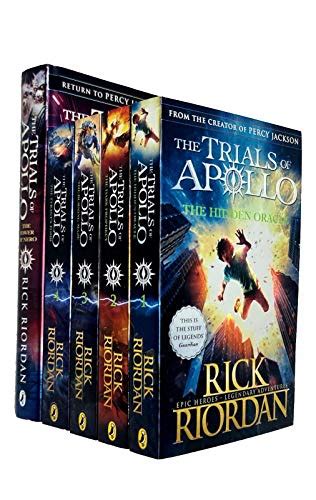 Trials Of Apollo Series Rick Riordan Collection 5 Books Set