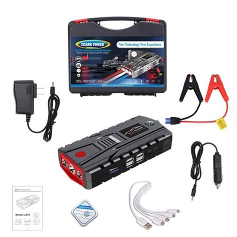 Option 2 Démarreur de saut de voiture 12V Booster de batterie d