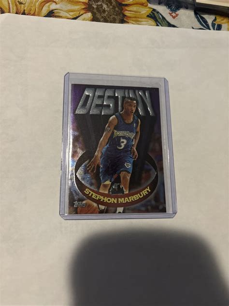 Topps Chrome Refractor Destiny Stephon Marbury Minnesota