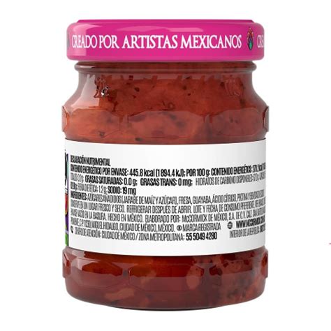 Mermelada McCormick sabores de México fresa y guayaba 165 g Bodega