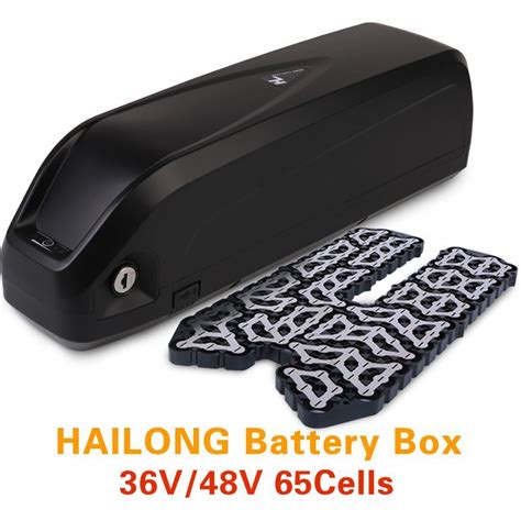 E Bike Battery Case 36v 48v Hailong Lithium Battery Box Emotoer