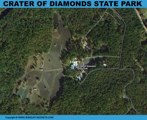 Crater Of Diamonds State Park Map - Maping Resources