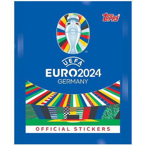 Topps | Official Euro 2024 Sticker Packet | Studio