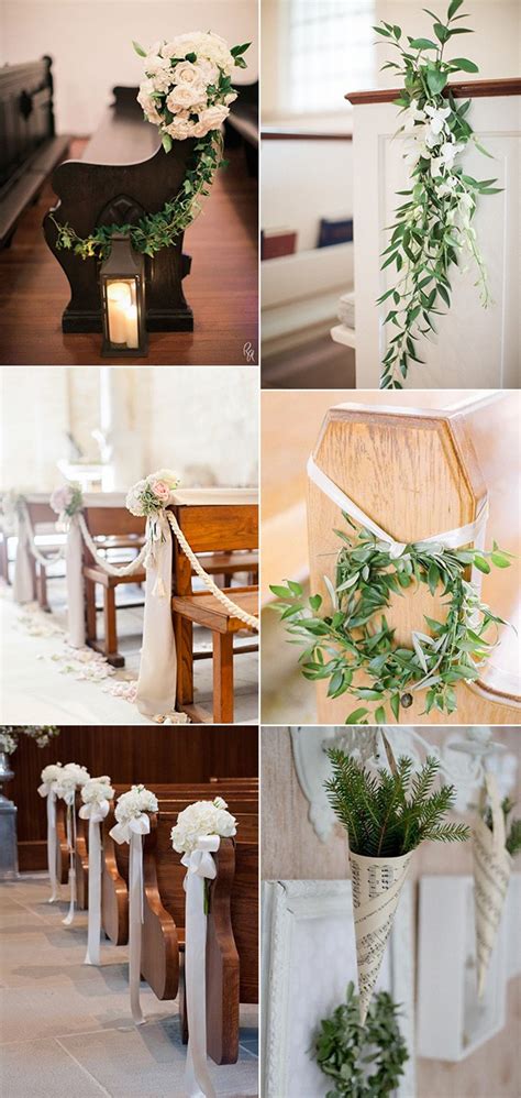 Simple Church Wedding Aisle Decorations Shelly Lighting