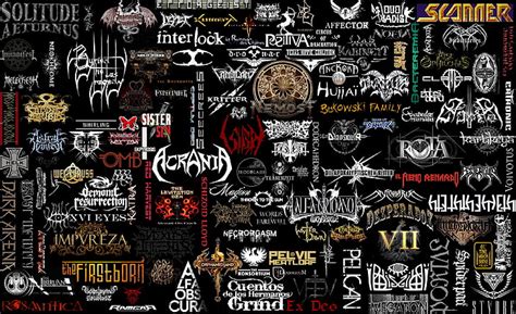 Hd Wallpaper Collage Dark Death Heavy Metal Music Thrash Typography Wallpaper Flare