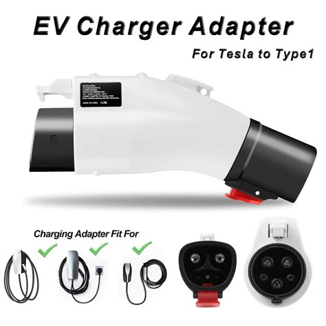 tesla   type ev charger adapter   waterproof