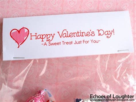 How To Make Valentine Treat Bag Toppers Free Printable Echoes Of