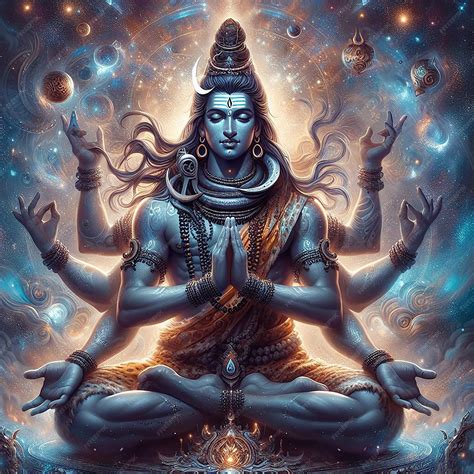 Premium Ai Image Lord Shiva 3d Wallpaper Banner Mahadev Ai Generated