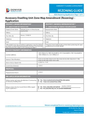 Fillable Online Official Zoning Map Amendment Application 2022I 00231