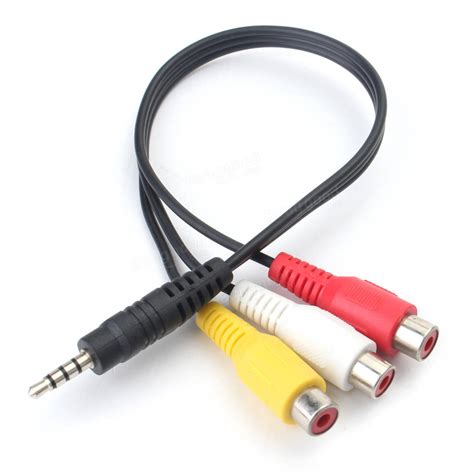 Mm Mini Av Macho A Rca Hembra Cable De Audio V Deo Cable Est Reo