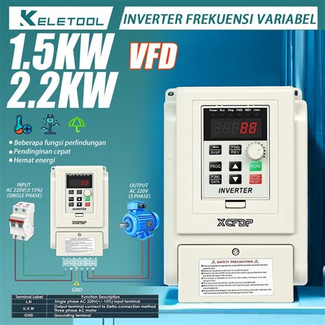 Jual Keletool Vfd Inverter Fase Frekuensi Variabel Kw V Hp Vsd