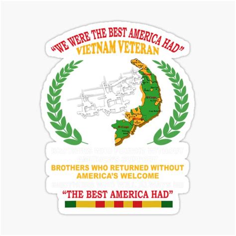 We Were The Best America Had Vietnam Veteran Brothers Who Sticker For