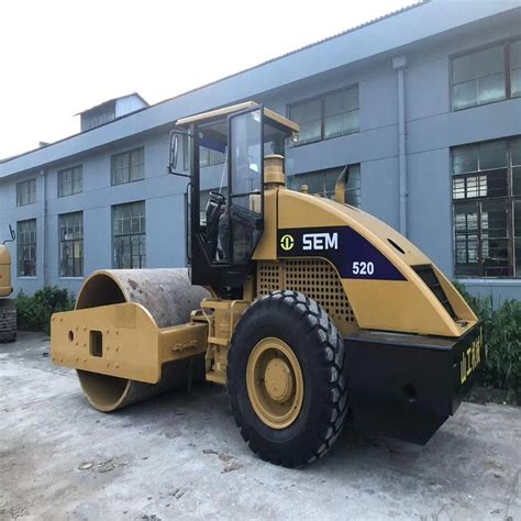 Used Soil Road Roller Sem 520 512 518 522 526 Good Quality Secondhand