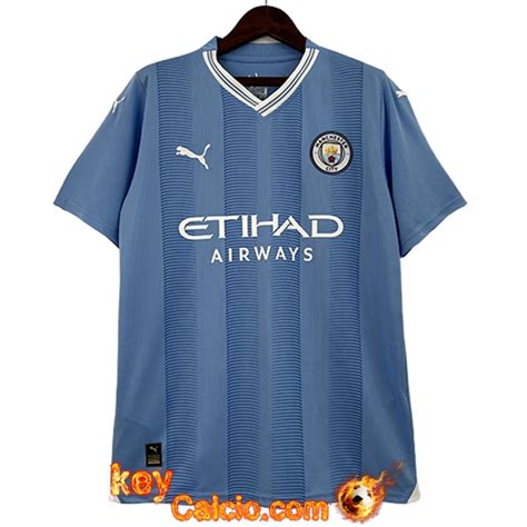 Acquisto Le Nuove Nuova Maglie Calcio Manchester City Prima Manica