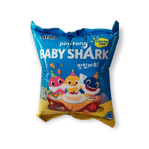 Jual Snack Baby Shark Pinkfong Atira Snack Crunchy Time Berhadiah 30gr