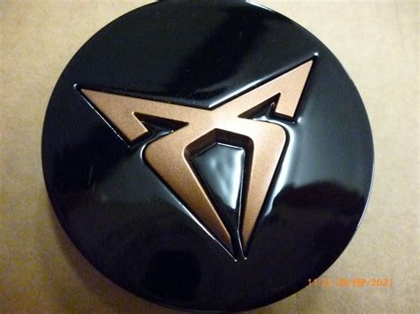 New Genuine Cupra Alloy Wheel Centre Caps X Copper Gloss Black