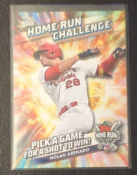 Topps Series Nolan Arenado Home Run Challenge Insert Hrc Ebay