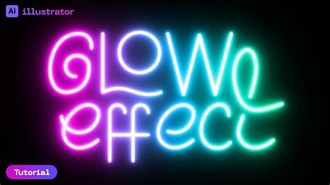 How To Make Realistic Neon Glow Effect In Illustrator Neon Effect