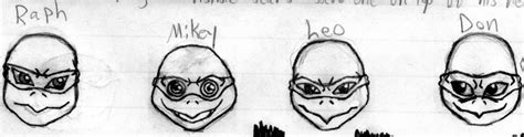 Tmnt Heads By Waichi Makkura On Deviantart