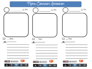 North Carolina Instagram Template By Teaching In The Tar Heel State
