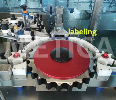 Servo Motor Driven Round Bottle Label Applicator Machine Bph Bph