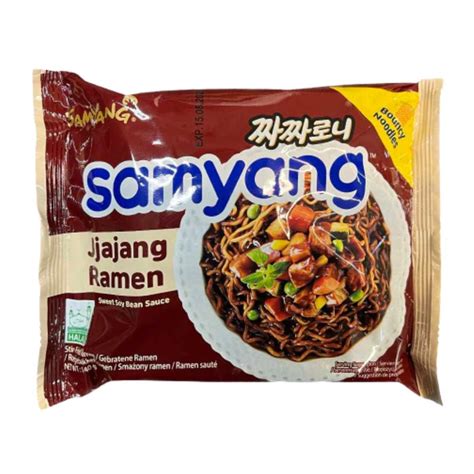 Samyang Jjajang Ramen Sweet Soy Bean Sauce Ramen Alle Verdure Con Salsa Di Soia Dolce Da 140g