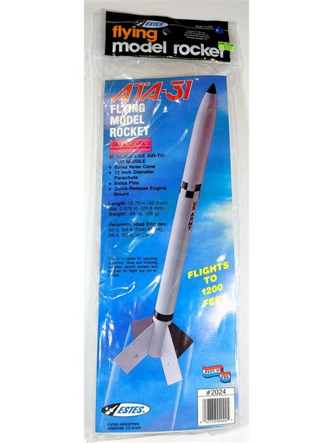 Toys And Hobbies Estes Airborne Surveillance Missile Model Rocket Kit