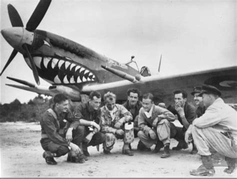 A Group Of Pilots From The Raaf Squadron Grey Nurse Resting In