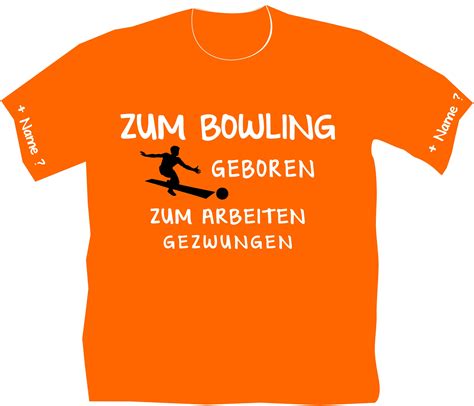 T Shirt Bowling Motiv 33 Flexi Design Online Shop