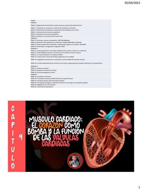 Musculo Cardiaco Omar Mendo UDocz